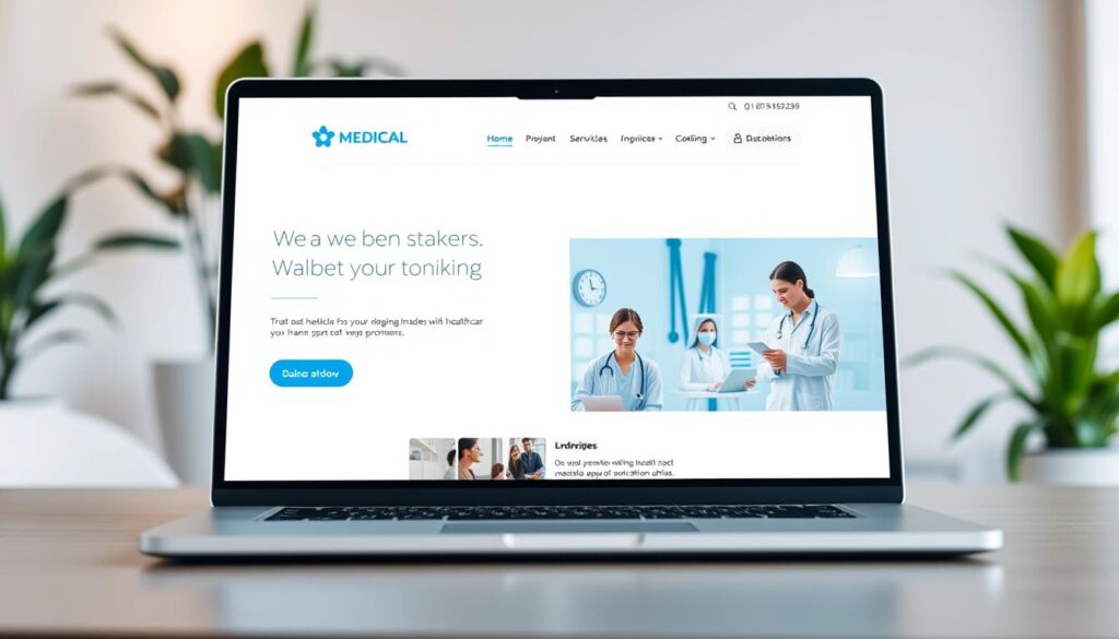 Développement site web médical