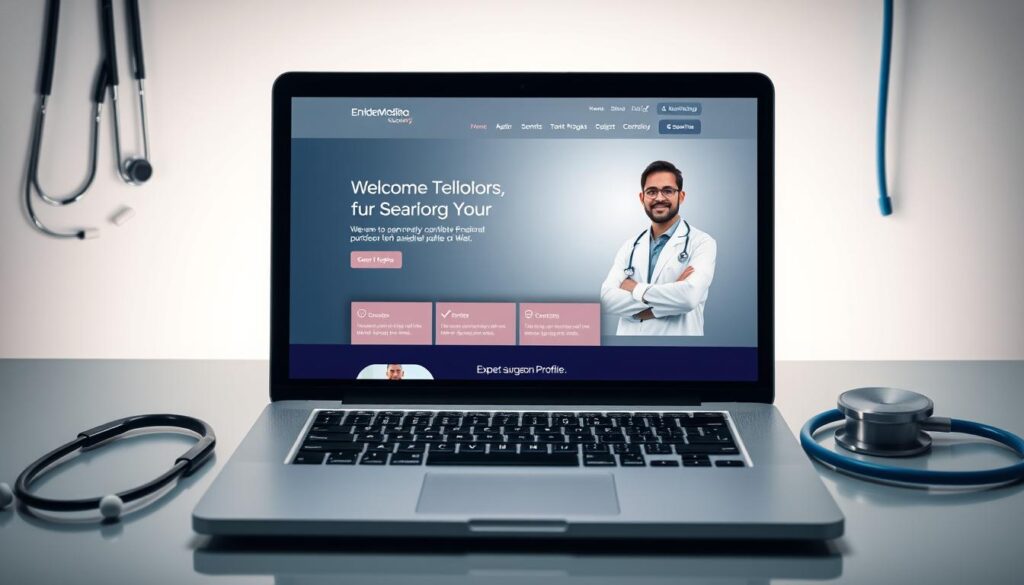 conception site spécialisé médical